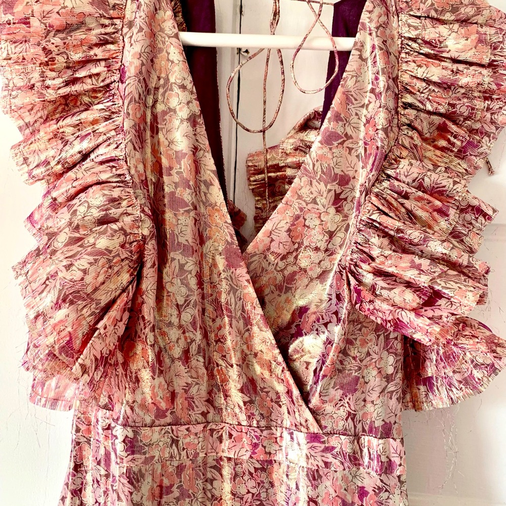 LOVESHACKFANCY NEVER WORN Angelica Tulipwood gown